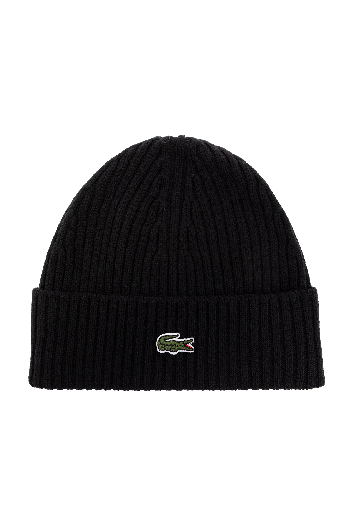 Lacoste store beanie black